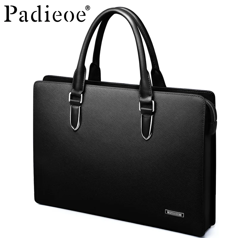 Superior Leather Handbag with High-End and Fashionable Style. Premium Leather Briefcase for Men, Suitable for Business and Casua
