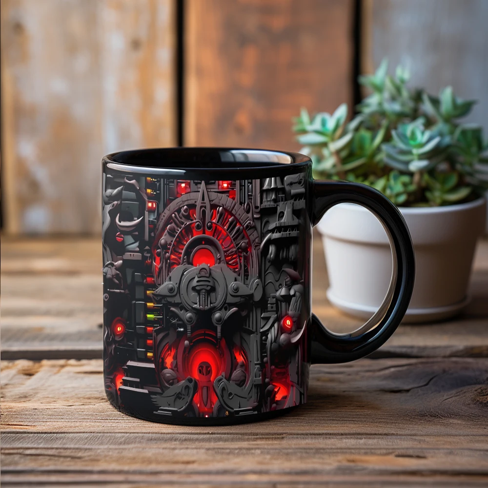 Motorcycle Engine Internal Structure Picture Coffee Mug Unique Gift for Motorcycle Modification Fans Men Birthday Present Friend