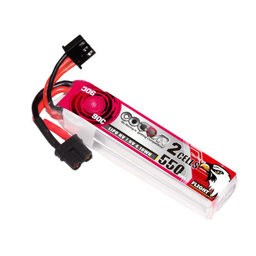 CD2S55090HV 2S 3S 4S 6S 90C 550mAh Model Airplane Lithium Battery Pack