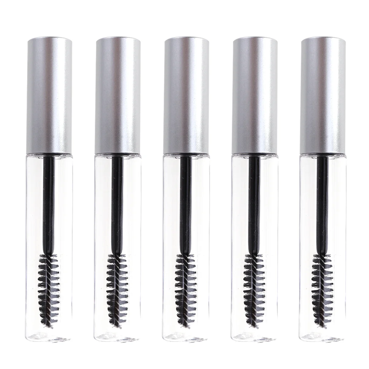 5 Pcs Mascara Tube Container Eyelash Cream Bottle Air Traffic Control Empty Brush Eyelashes