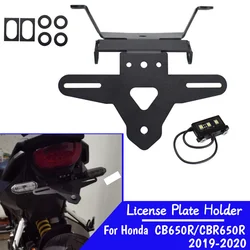 CBR650R CB650R License Plate Holder Bracket For Honda CB CBR 650R 2019 2020 Motorcycle Rear Tail Tidy Fender Eliminator kit
