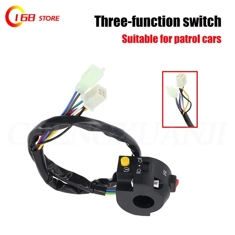 Beach Buggy Start 8 Wire Left Control Switch Assy Assembly For 50cc 70cc 90cc 110cc 125cc Kazuma Taotao Sunl ATV Quad