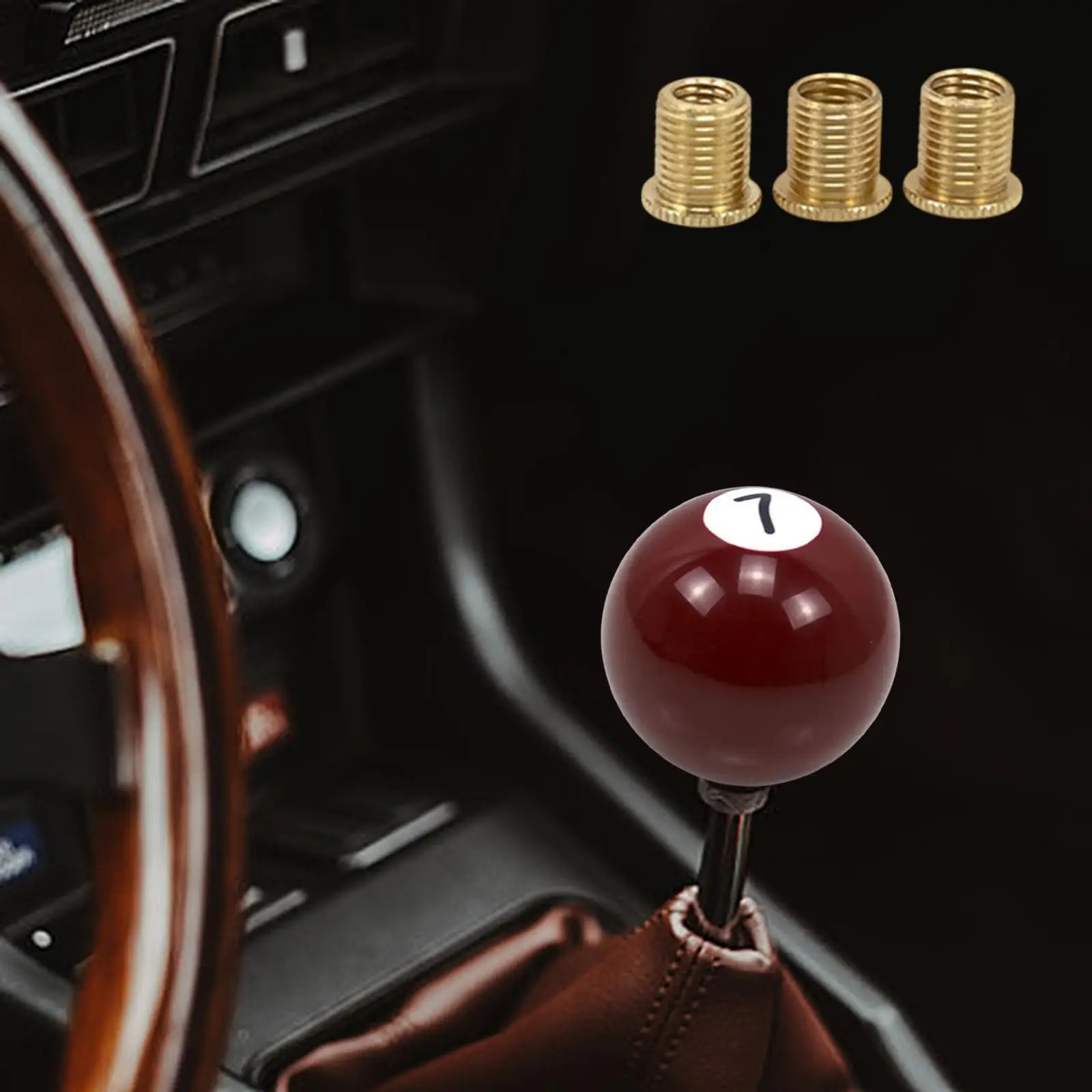 

Auto Gear Shifter Knob Billiard Ball Multiuse for Vehicle Bus Supplies