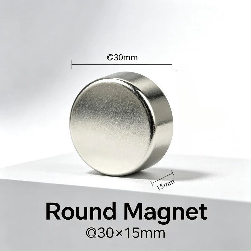 30x15 mm Big Round Disc Neodymium Magnet 30*15 mm Powerful Strong Permanent NdFeB Magnet for Fridge DIY Industrial Use 30*15mm