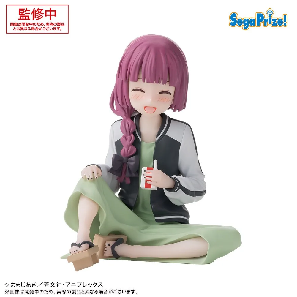 Original SEGA Bocchi The Rock Hiroi Kikuri  PM Noddle Stopper Anime Figure Toys PVC Model Kwaii Q Ver. Doll Gift