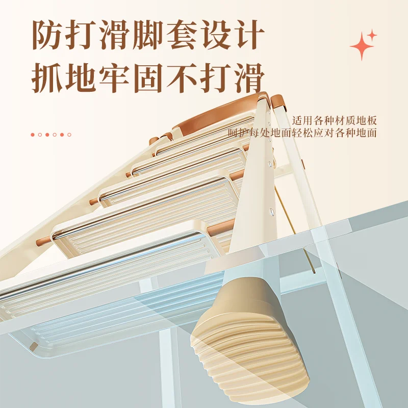 Manufacturer foreign trade household ladder gift, convenient household ladder, step-step ladder, folding aluminum alloy ladder,