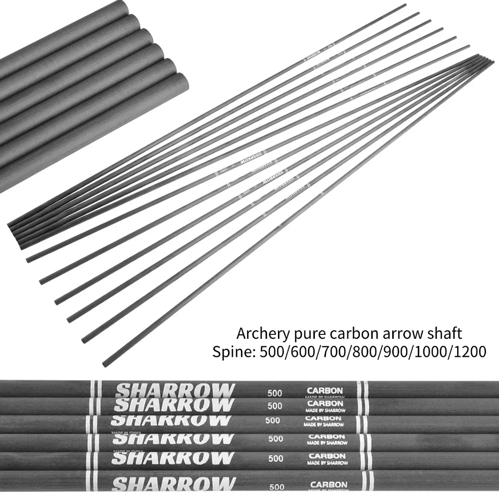 

Карбоновый древок для стрел ID4,2 мм, 31 дюйм, чистый карбон SP500, 600, 700, 800, 900, 1000, 1200, стрела для стрельбы из лука, изогнутый блочный лук, охотничья стрельба