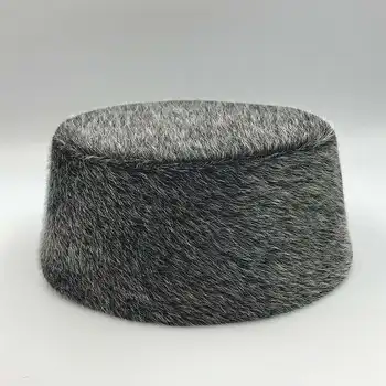 Muslim Caps For Men Freeshipping Prayer Top Hat Plush Kufi Kippa Bonnet Islamic Saudi Arabia Winter Cotton Lint Jewish