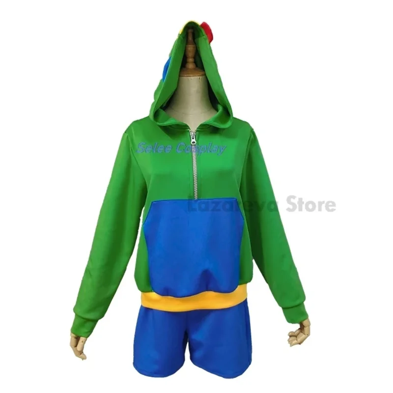 

Leon Cosplay Legendary Hoddies Brawl Outfit Uniform Anime Unisex Top Shorts Halloween Party Role play Doujin Clothes