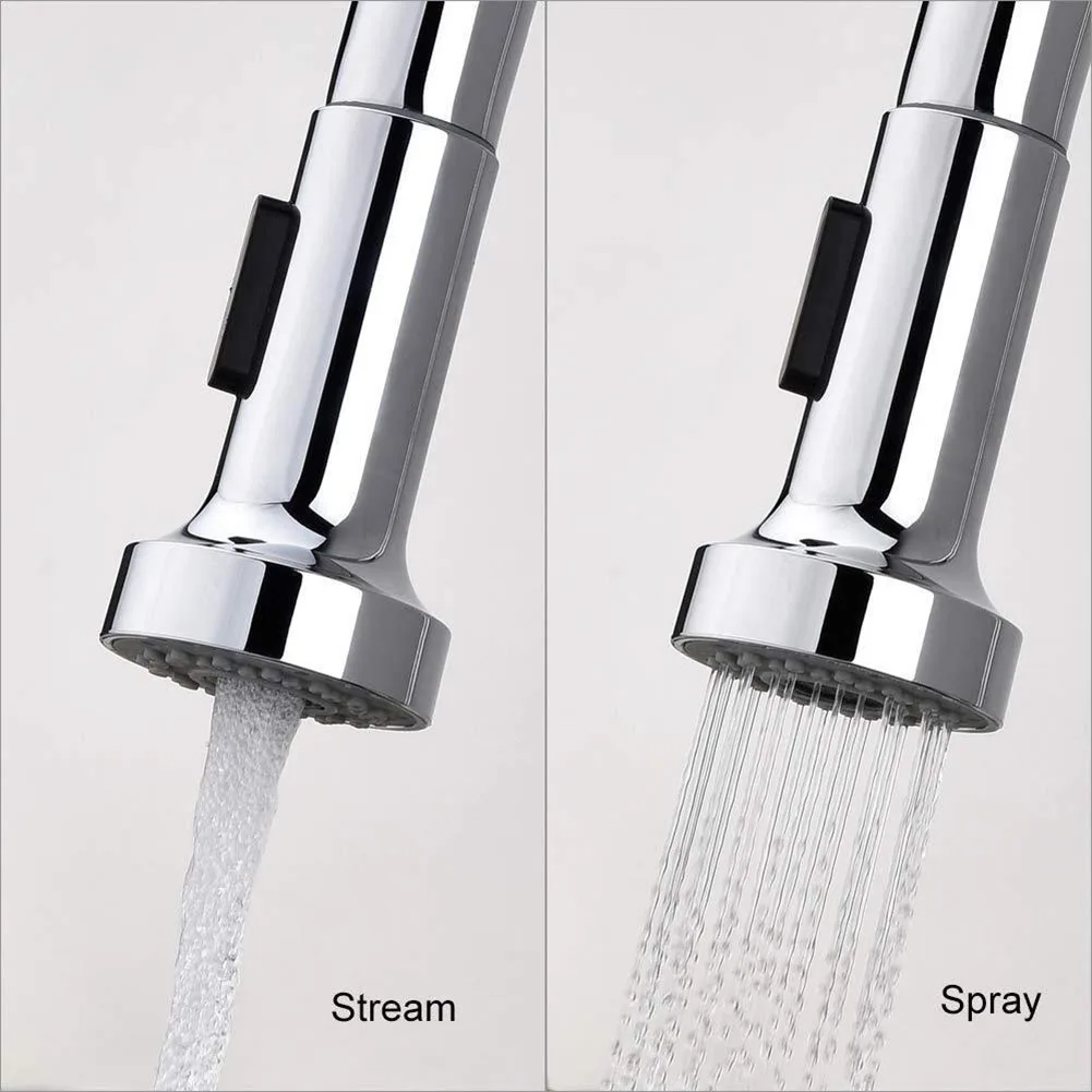 1Pc ABS Kitchen Faucet Pull Out Sink Faucet Water Tap Spray Head Swivel Spare Replacement Sprayer Nozzle Accessories Universal