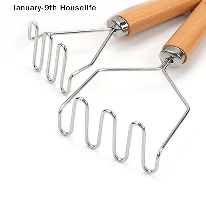 Mud Press Masher Puree Juice Maker For Baby Food Supplement Stainless Steel Potatoes Crusher Pusher Fruit Tools Kitchen Gadget