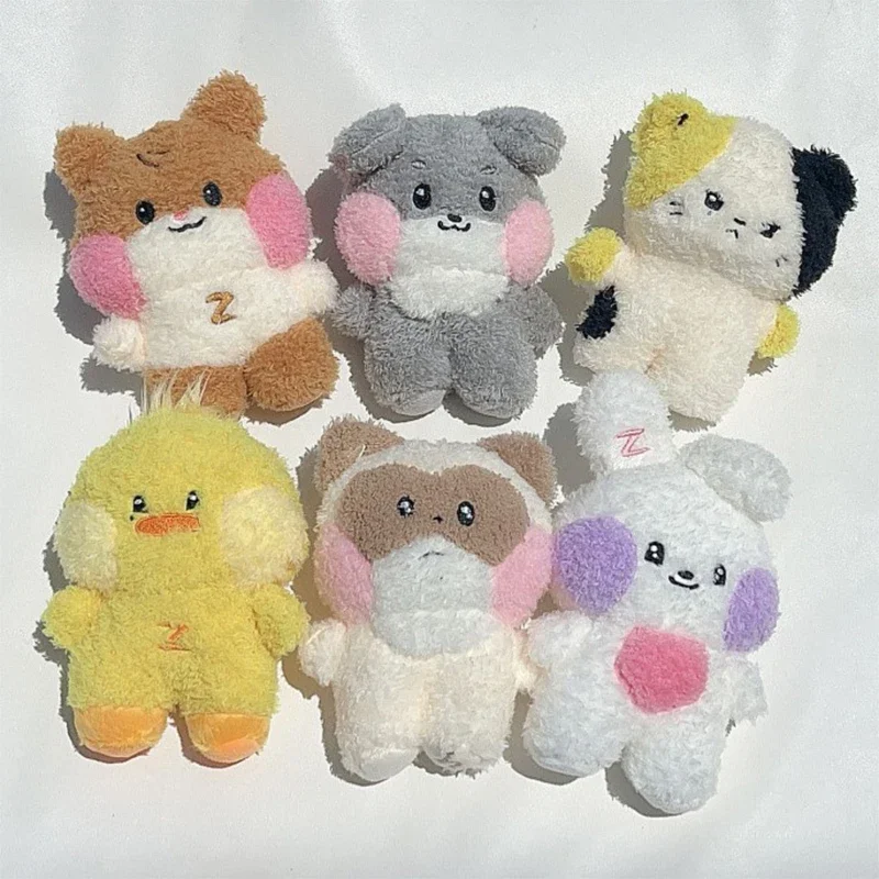 HOT Kpop Kawaii ZB1 Plush Doll Keychain Dolls Cartoon Cute Animal Plush Key Ring Bag Pendant Mini Soft Cotton Figure 10cm