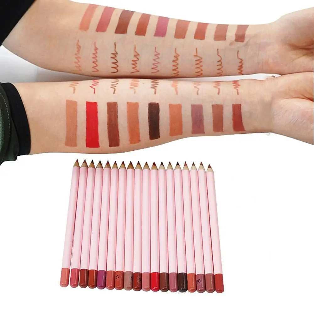 Nieuw Lipliner Pencil Waterproof Lipliner Pencil Velvet Matte Lip Liner Natuurlijke omtrek Lip Contour Line Lipliner Pen