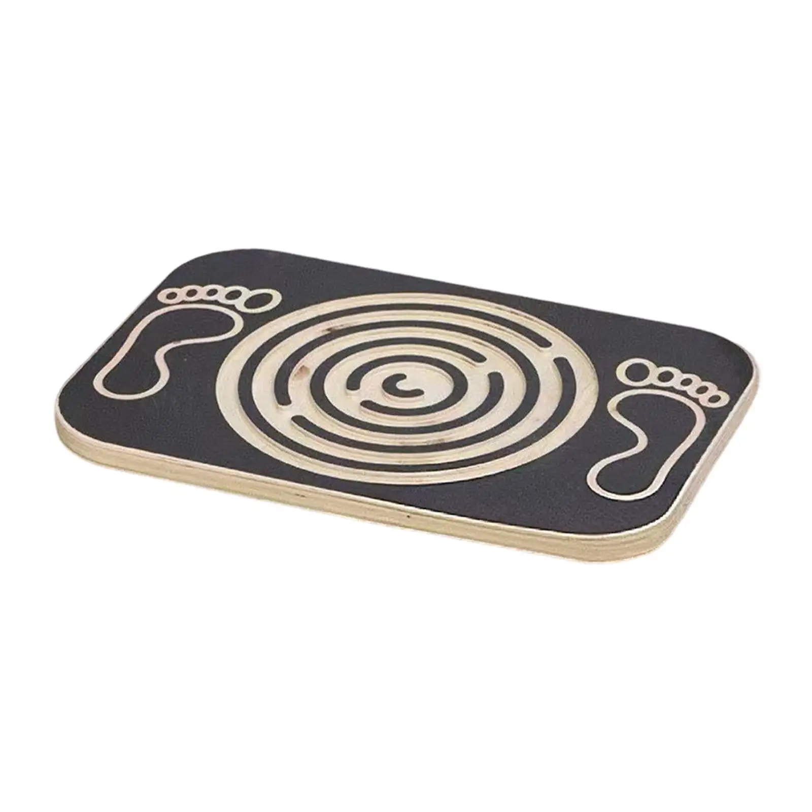 Wooden Balancer Board Large Labyrinth Trick Board Balance Exercise Fitness Disk for Surf Skateboard Simulation