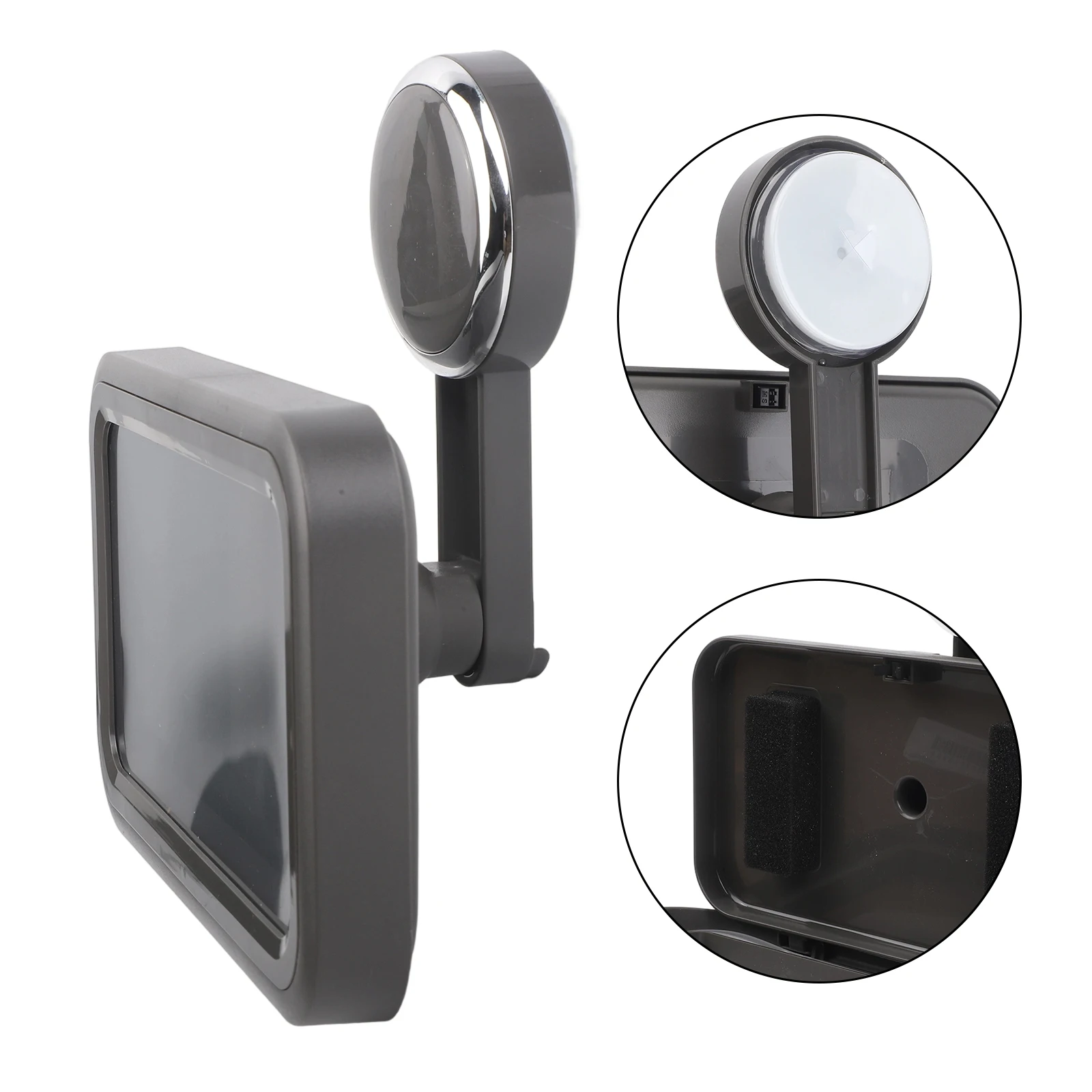 Shower Phone Holder Waterproof Rotatable Retractable Adjustable Mount Compatible with Smartphones 4 to 7 Inch for Various Areas