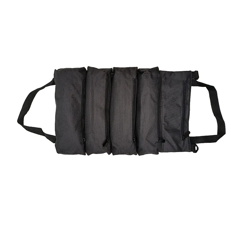 Multifunctional Roll Up Tool Bag Multiple Pockets Canvas Storage Bag Khaki/Black/Brown/Green Hanging Tool Bag 30*48*3cm/49*29cm