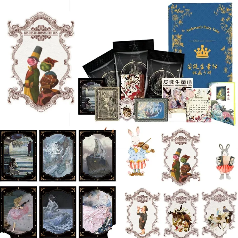 

Карточные забавные подлинные сказочные карты Андерсена, сказочные коллекционные карты, лимит редкой принцессы, аниме, тематические праздничные подарки, игрушки