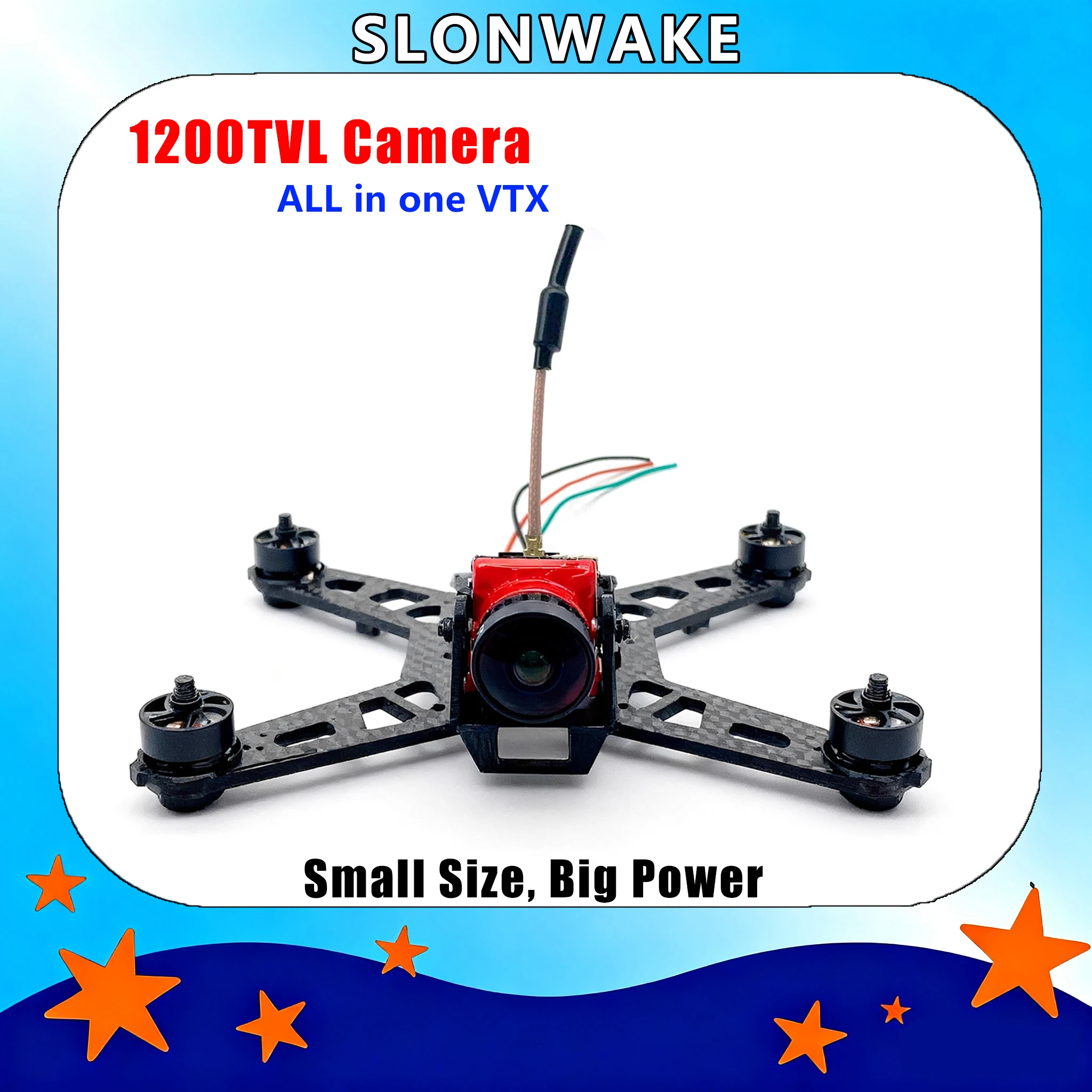 جهاز إرسال SLONWAKE 5.8G 400mW - مراجعة Drone Rc Controller وسعره