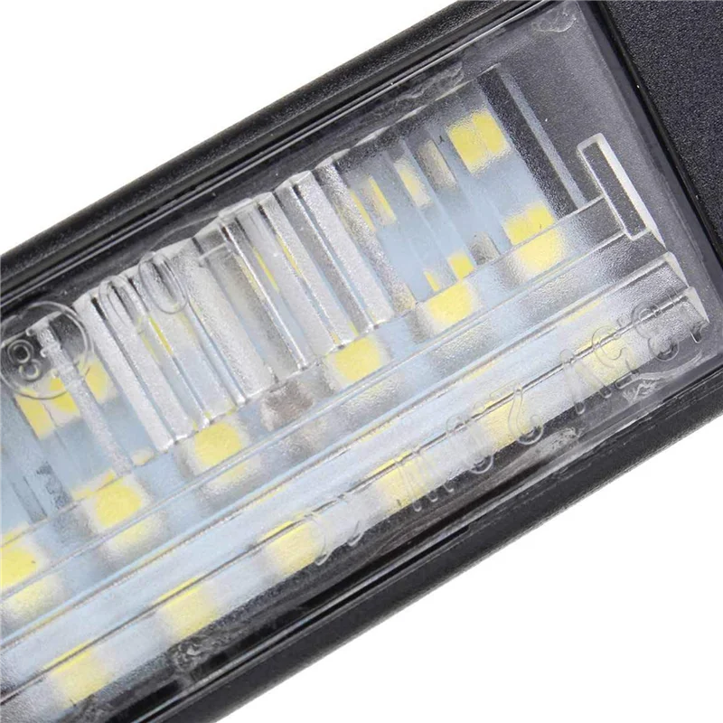 A03Q-10Pcs 18Leds 번호판 조명 닛산 Qashqai X-트레일 Juke Primera 밝은 Led 번호 번호판 빛에 대 한 플라스틱