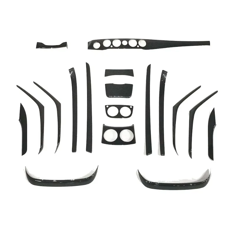 

For Mercedes Benz S-Class W222 S320L luxury interior S400 interior 2014-2020Y carbon fiber interior trim panel coverage