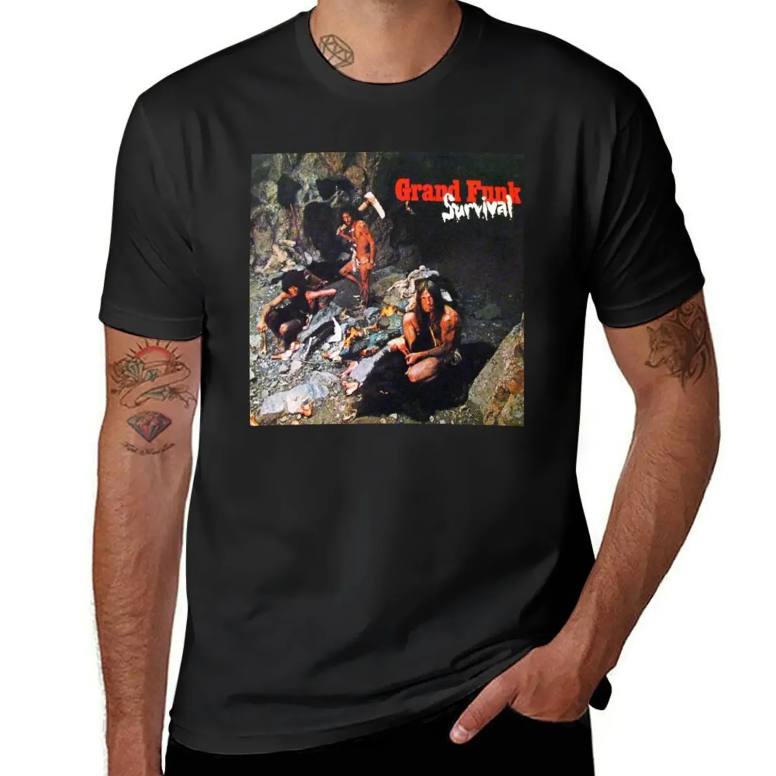 

Grand Funk Railroad - Survival. T-Shirt designer shirts oversizeds tshirts for men