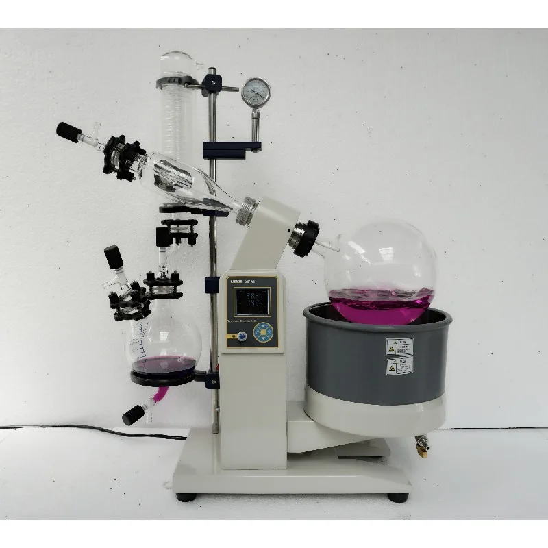 Venta de Fábrica: Evaporador Rotatorio de 5L, Rotavapor con Elevación Eléctrica, Rotovap