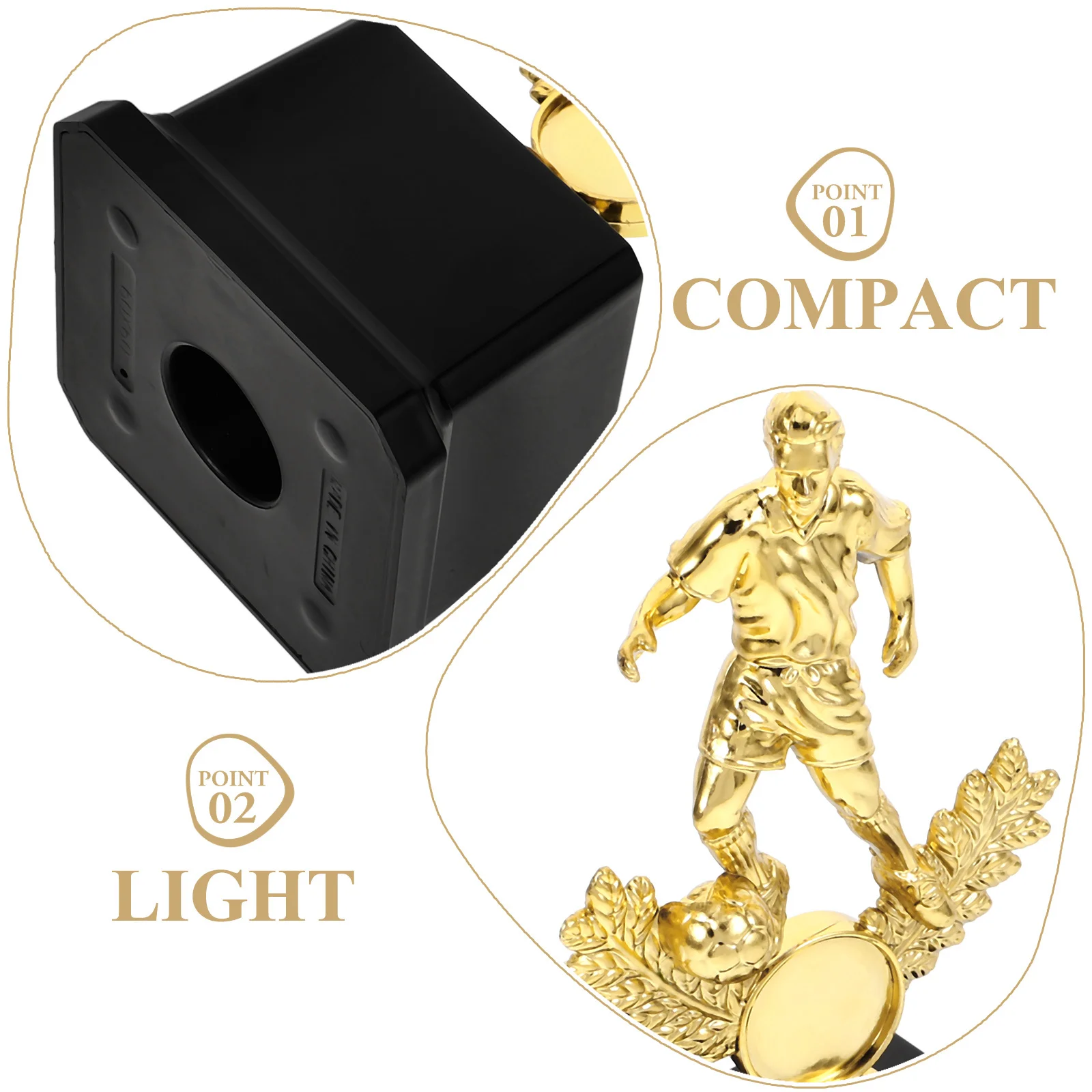 كأس كرة القدم كأس جائزة كرة القدم البلاستيكية لجوائز الألعاب الكبار كرنفال حفلة المدرسة الكأس