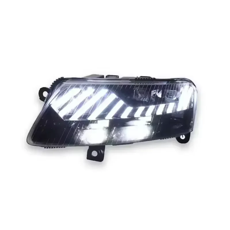 Faros delanteros LED SJC para Audi A6 2012-2015, luces delanteras modificadas y mejoradas, nuevo estilo, luz de cabeza de alta calidad para Audi