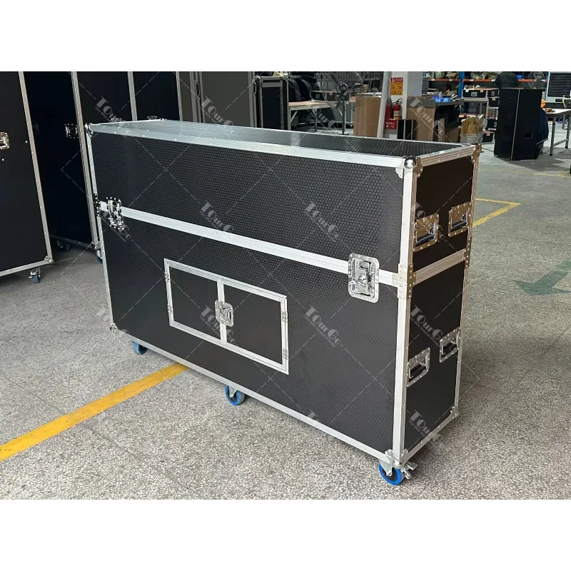 75inch LCD/LED/Plasma TV Lift Flight Case With Double Lifting Post and Integral Cover