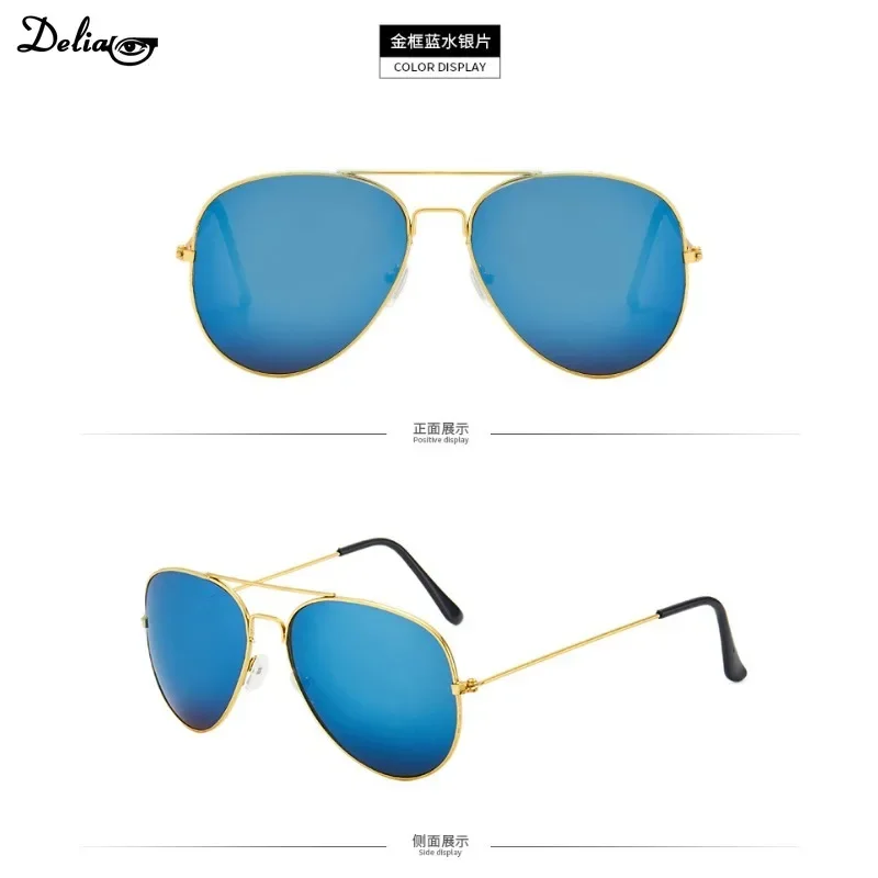 2024 Sunglasses New Fashion Baby Kids Boy Girl Pilot Sunglasses Metal Frame Goggles Glasses for Kids Children