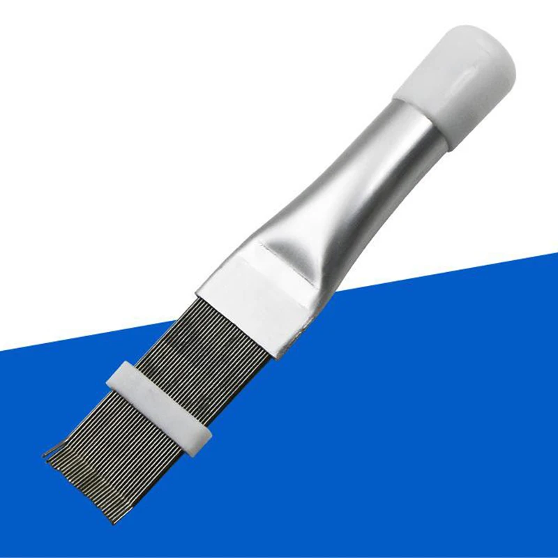 Air Conditioner Fin Cleaning Comb Stainless Steel Condenser Radiator Fin Brush Cleaner Repair Tool Coil Comb Household Cleaning