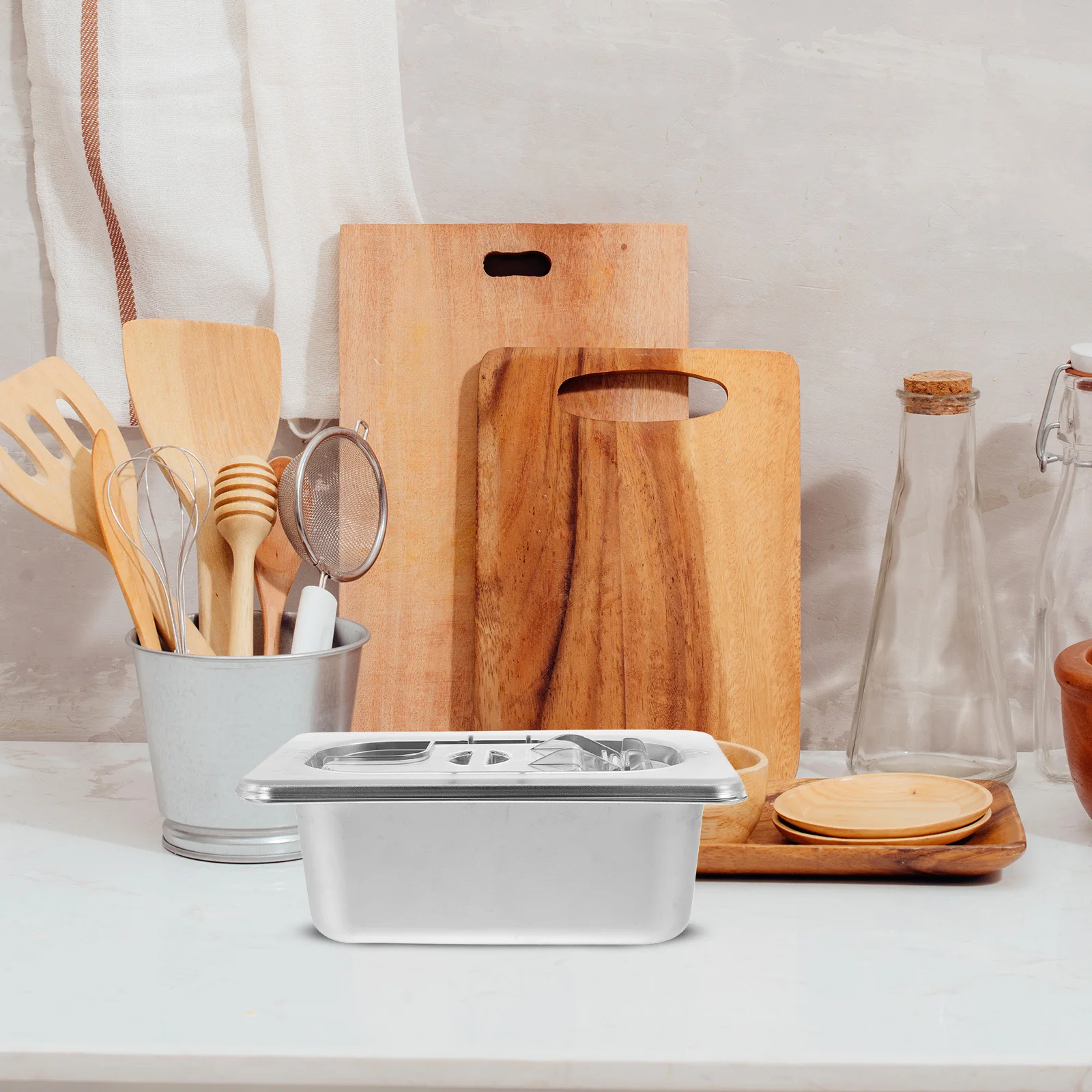 

Stackable Deep Stainless Steel Hotel Pan 1 9 Size Steam Table Pan Lid Commercial Catering Food Storage Container