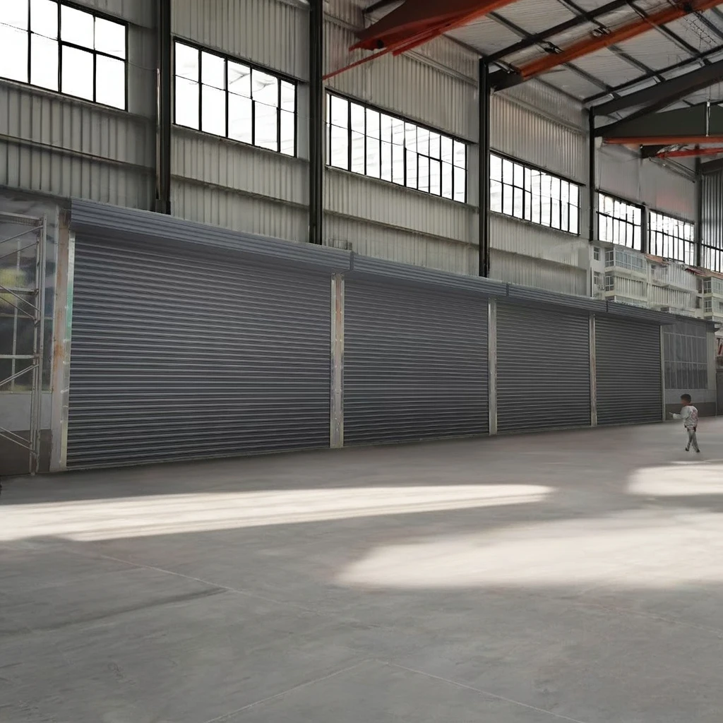 High Durability Aluminium Roll up Door Sliding Rolling Door Rolling Gate Windproof Roller Shutter Door