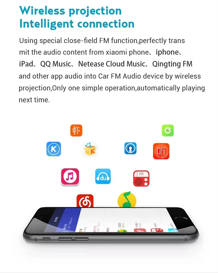 Original Roidmi 3S Mojietu Bluetooth 3.4A 5V Dual USB Car Charger MP3 Music Player FM Transmitters For iPhone And Android