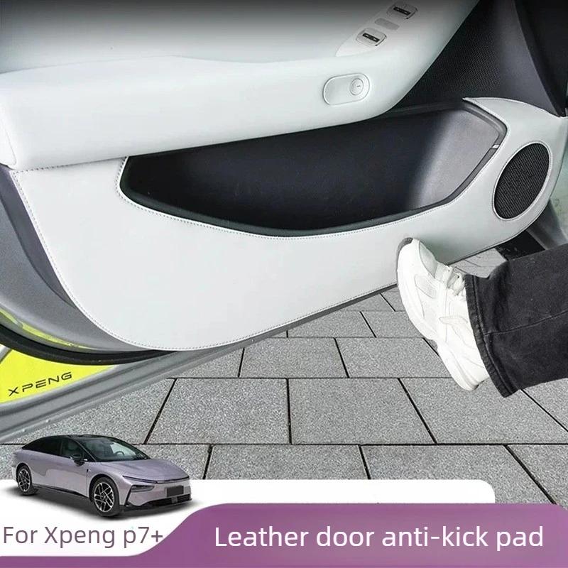 

For 2024-2026 Xpeng P7+ Extended Range Version Car Door Anti-Kick Mat Seat Inner Protection Pad Interior Modification Parts