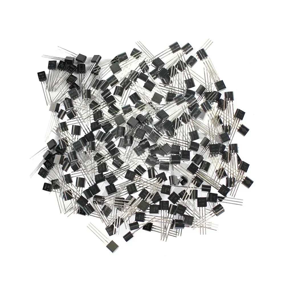170pcs 17Values Electronic Transistor Assorted Kit S9012 S9013 2N2222 S9015 S9018 A1015 C1815 A42 A92 2N5401 2N5551 A733 C945