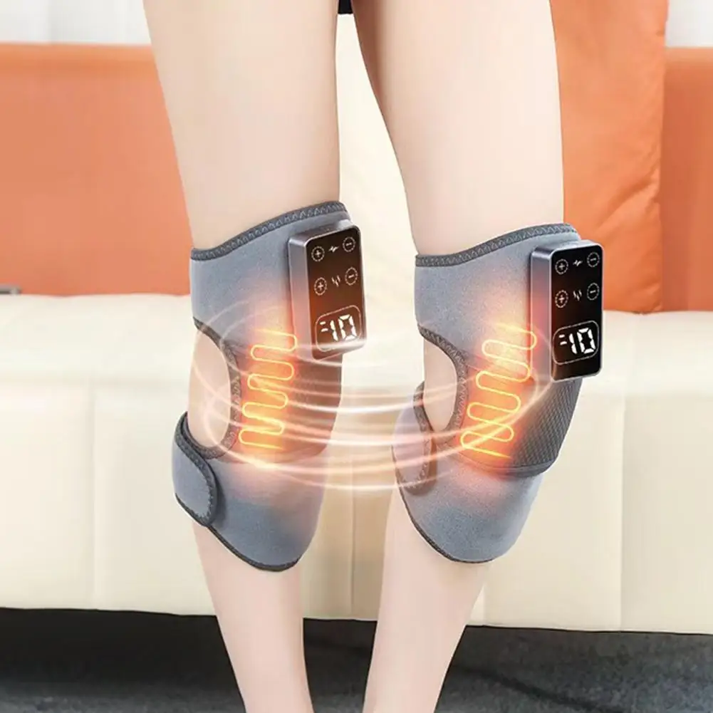 

Cordless Thermal Knee Massager Knee Elbow Heating Massage Brace Modes Vibration Support Arthritis Relax Muscle Care Knee 3 A7I4