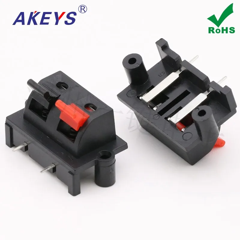 10 Pcs High quality audio Wiring Clip 2-bit fast clip aging test Clip WP2-9 square outer connector seat