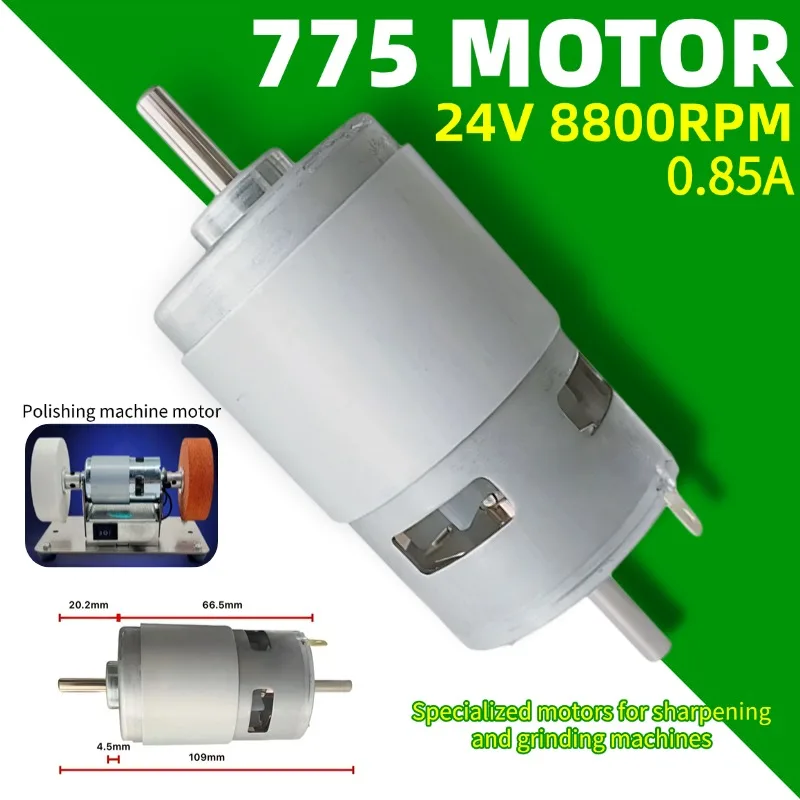 

Professional electric angle grinder 775 motor, 8800RPM 24V polishing sanding machine and accessories, sanding machine motor