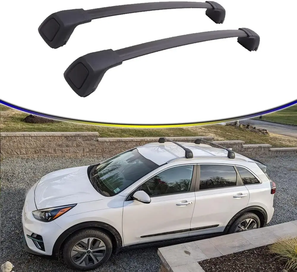 

Противоугонные поперечины для багажника на крышу, пригодные для Kia Niro 2017-2023, алюминиевый багаж