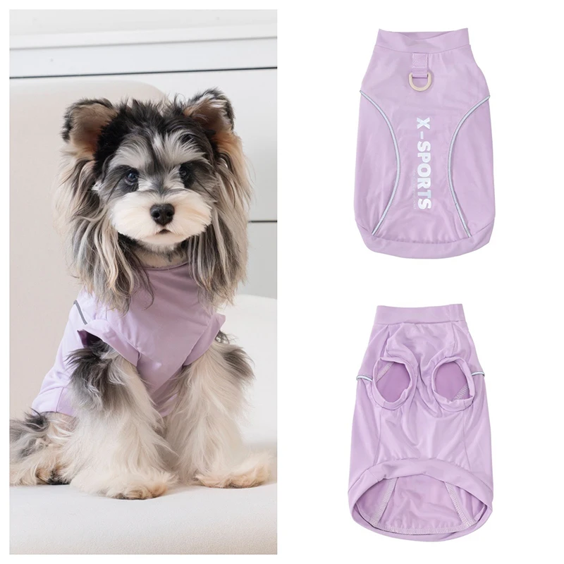Camiseta de verano sin mangas para perros York pequeños y medianos - imagen 2