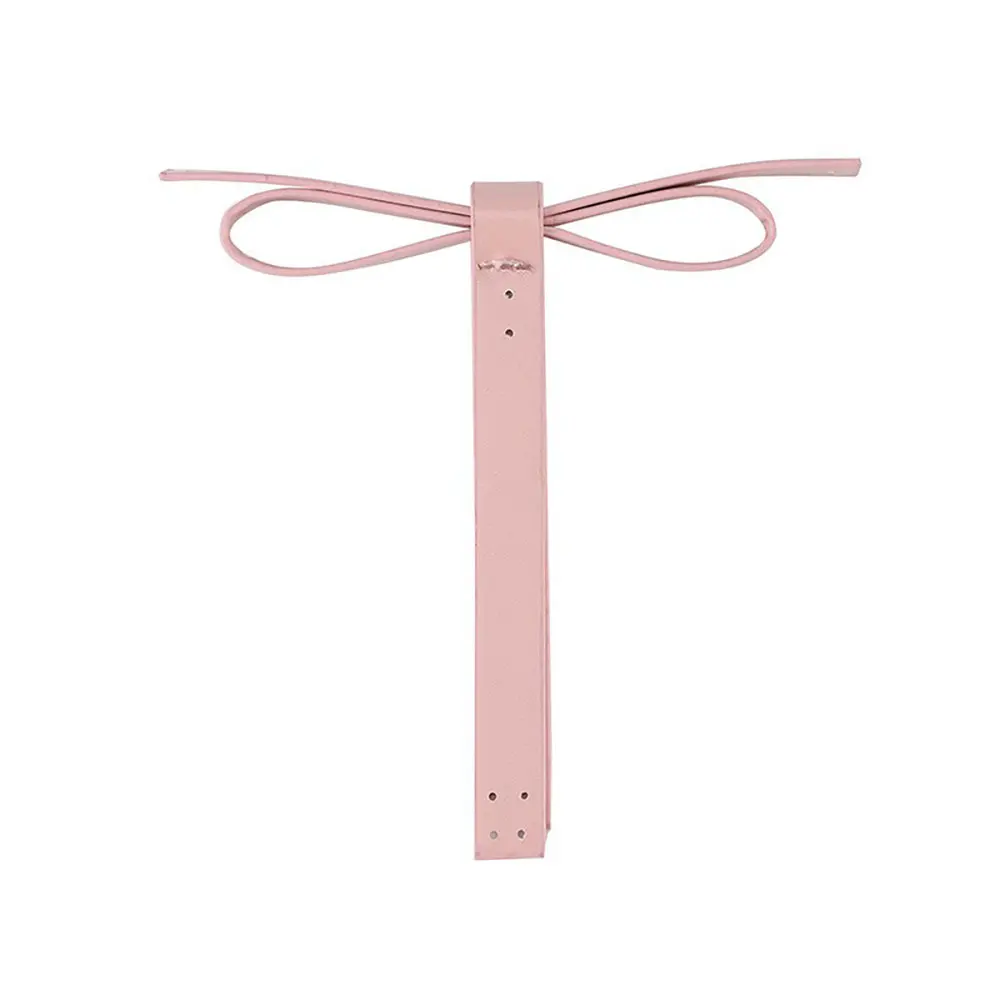 1Pcs Luggage Hardware PU Leather Cute Minimalist Bowknot Decors Accessory DIY Bag Handbag And Wallet
