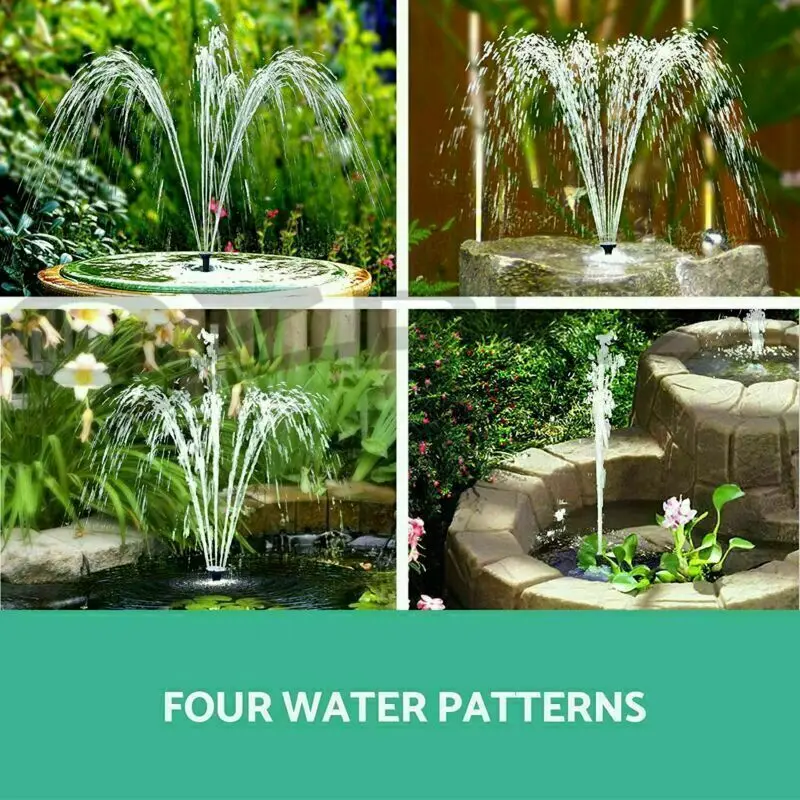 

Solar Fountain Submersible Water Water Pump for Garden Yard Pool Aquarium Solar Powered Pond Pump Friendly