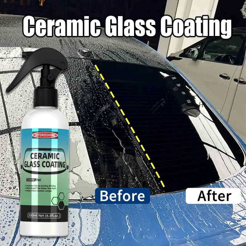 Ultimate Glass Cleaner & Water Repellent - Premium Glass & Window Cleaner with Hydrophobic Technology for Fast Cleaning