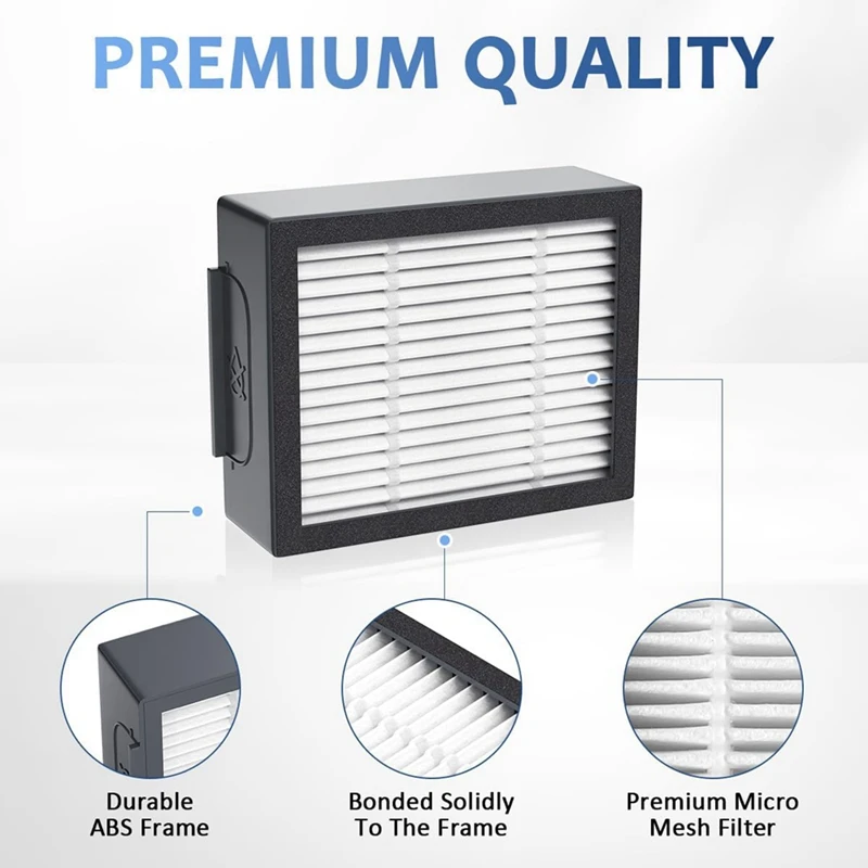 3 buah Aksesori Filter HEPA untuk Irobot Roomba Series:E5 E6 E7 I1 I3 I4 I5 I6 I7 I8 J7 penyedot debu (bukan untuk J7 +)