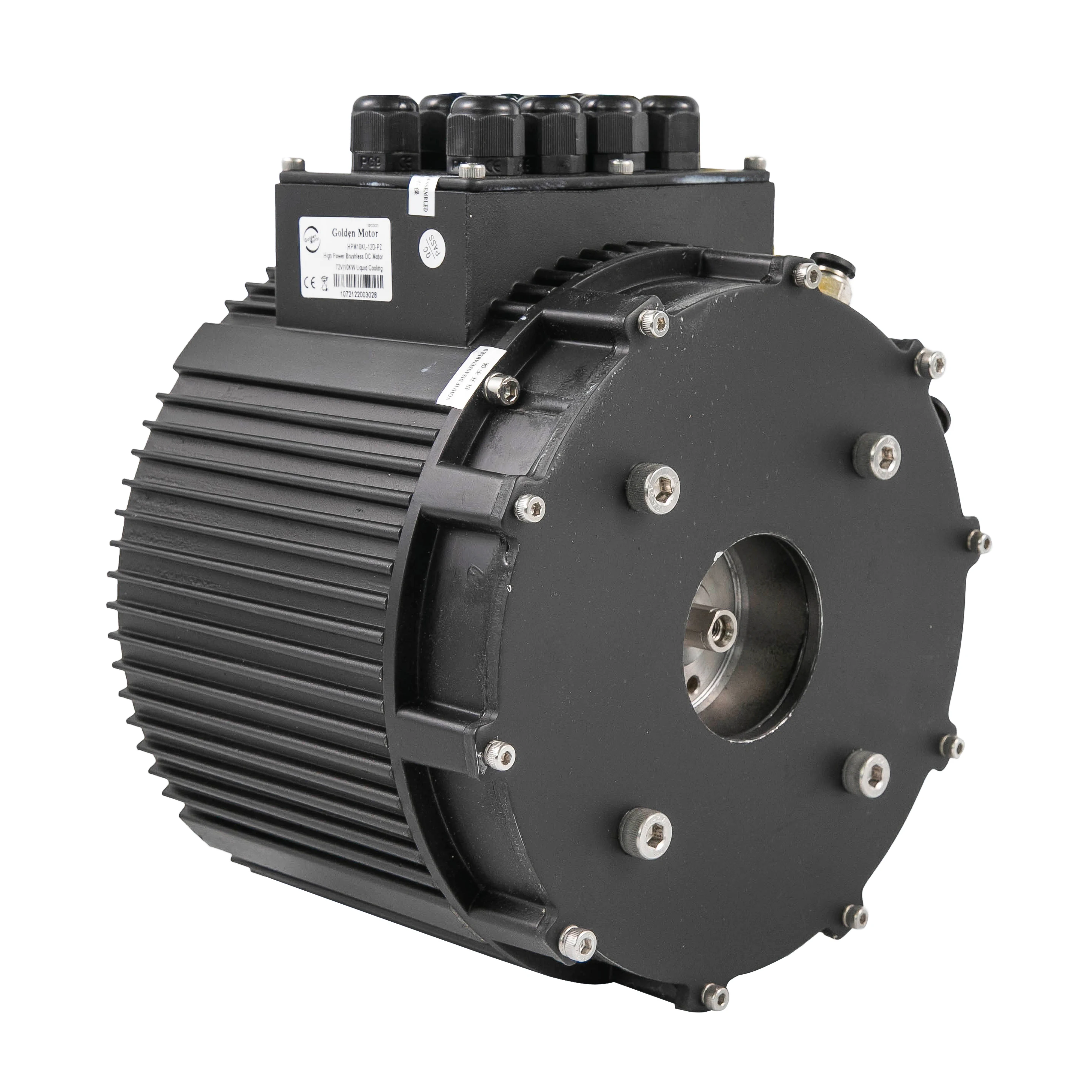 Golden Motor BLDC PMSM 10KW Electric Car & Bicycle Motor Kit 48V/72V IP65 Protection