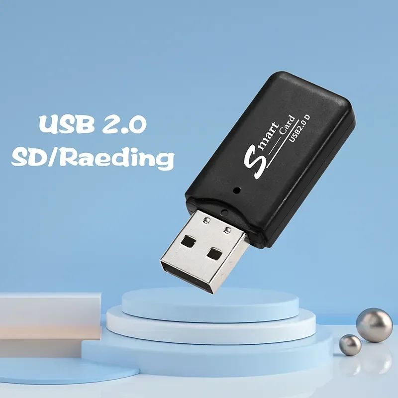 SD Card Reader USB converter Smart USB Card Reader Lector SD Memory Card Reader For Smart SD TF USB  Cardreader