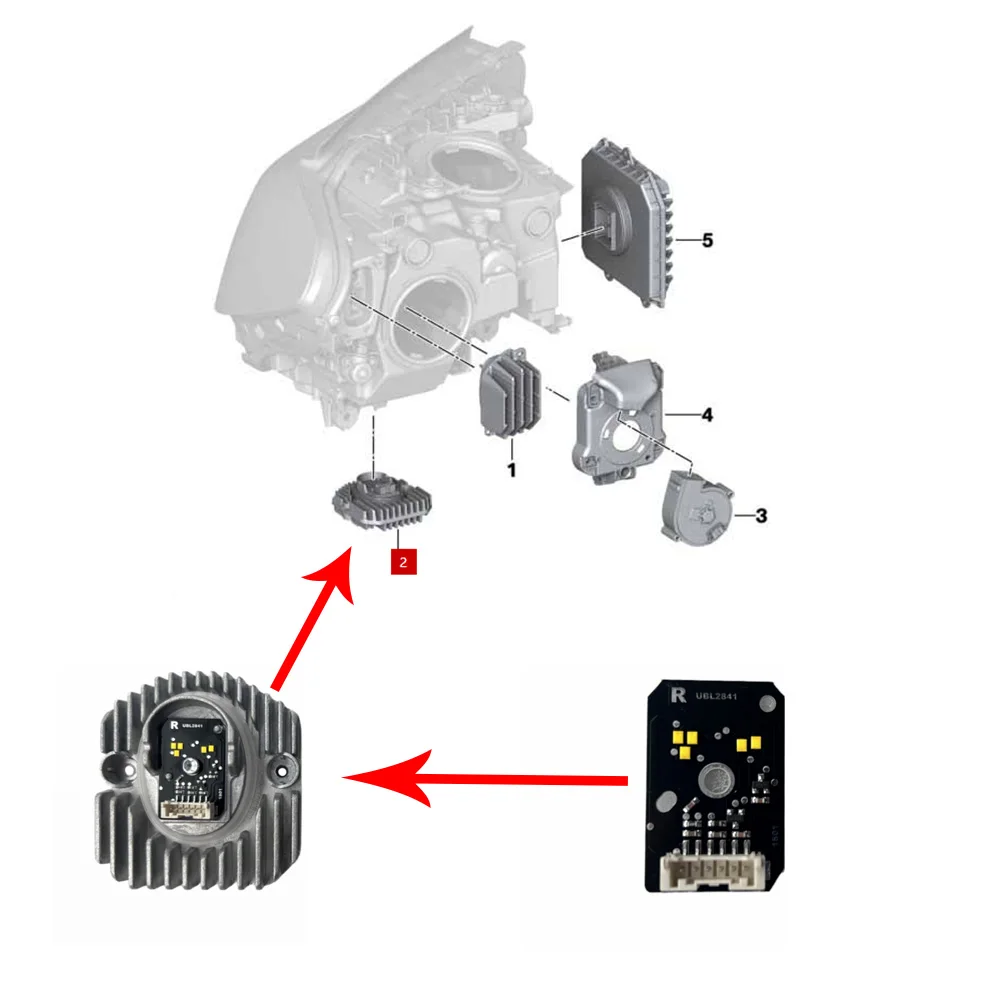 7214939 7214940   Płyty do BMW G30 G38 F90 M5 G31 G32 GT 530I 540I 520D 530D 630D Adaptacyjny reflektor LED CSL Czerwony Żółty Niebieski DRL