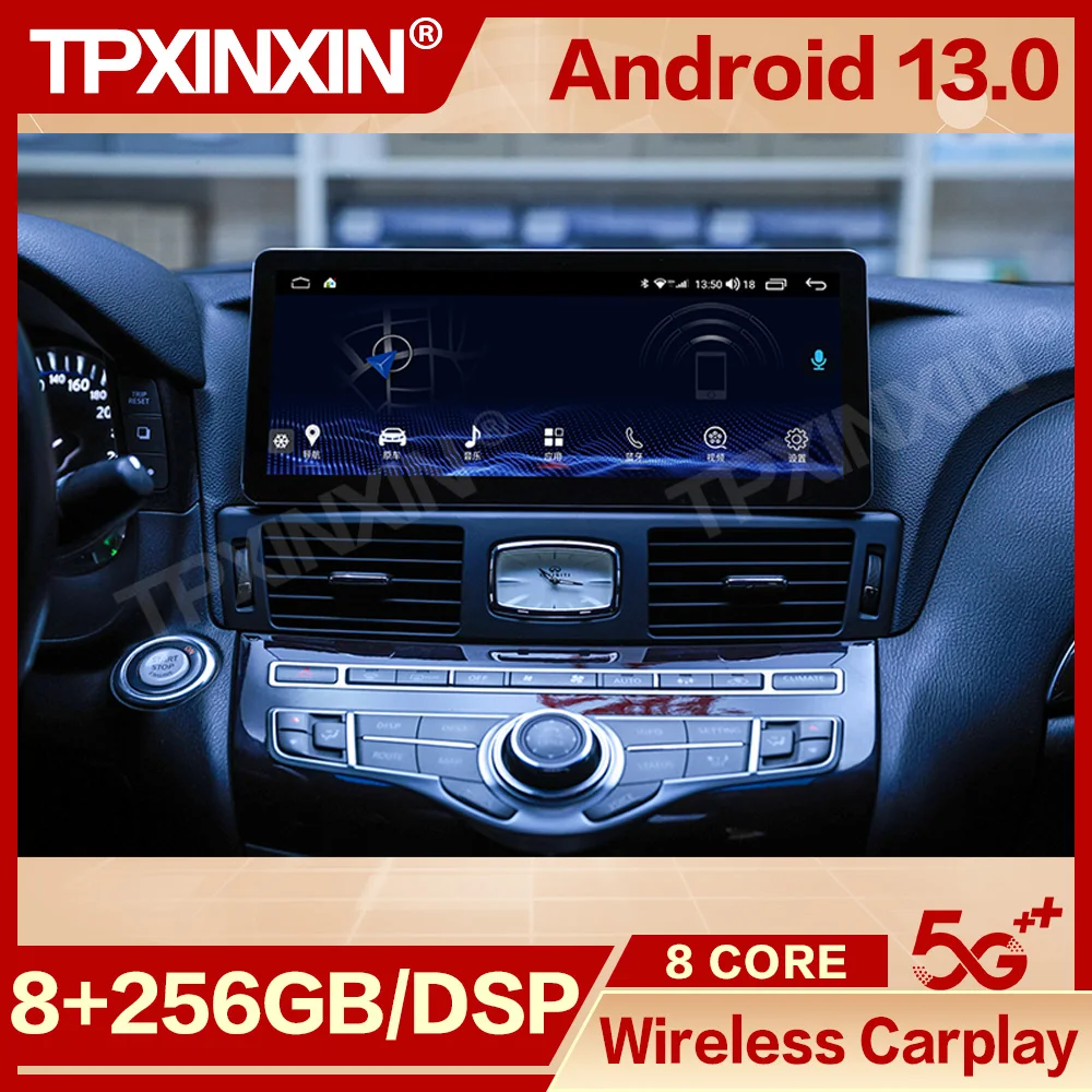 

Android Car Radio For Nissan Cima Fuga For Mitsubishi Proudia Dignity For Infiniti M25 M37 M56 Q70 Q70L 2012~2019 GPS Head Unit