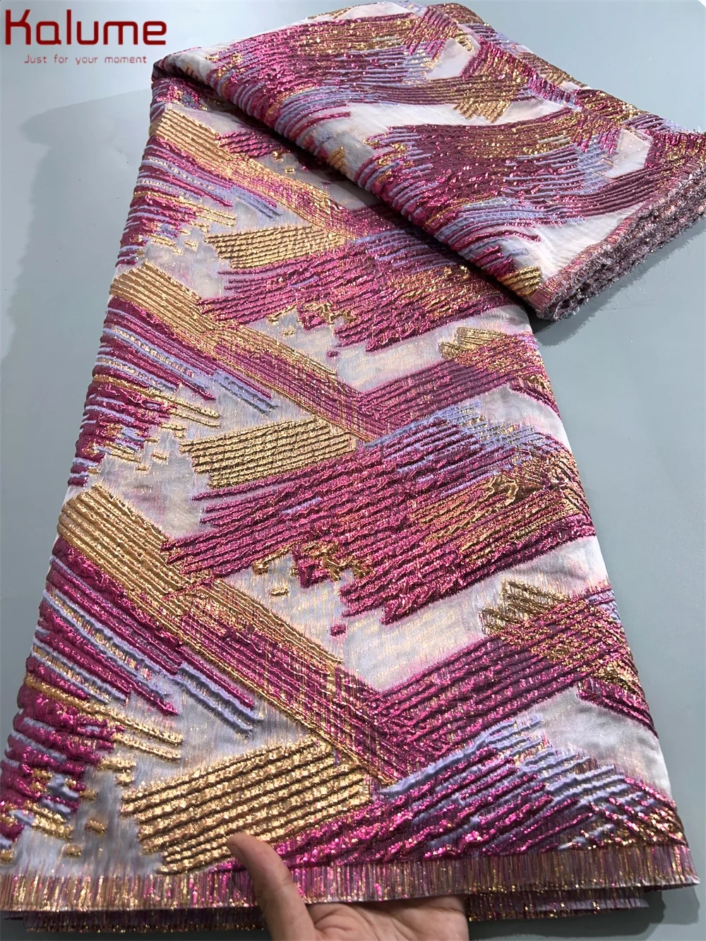 Kalume afrikanische Brokat Spitze Stoff Mode nigerian ischen Brokat Spitze hochwertige französische Jacquard Spitze für DIY nähen Party Stoff f3830
